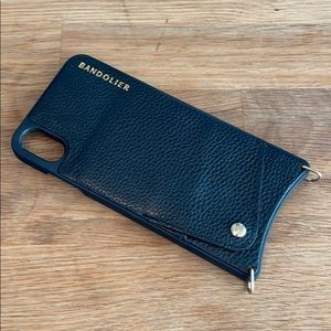 Bandolier black pebbled iPhone XS Max case